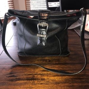 Gently used BRIGHTON over the shoulder BLACK purse